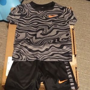 Nike Black and Gray Kids' Outfit